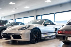 Porsche Boxster in salone